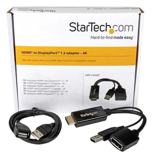 HDMI to DisplayPort Converter - Achat / Vente sur grosbill.com - 5