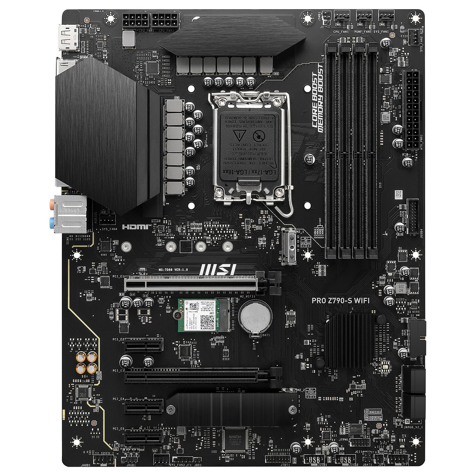 MSI PRO Z790-S WIFI ATX  - Carte mère MSI - grosbill.com - 3