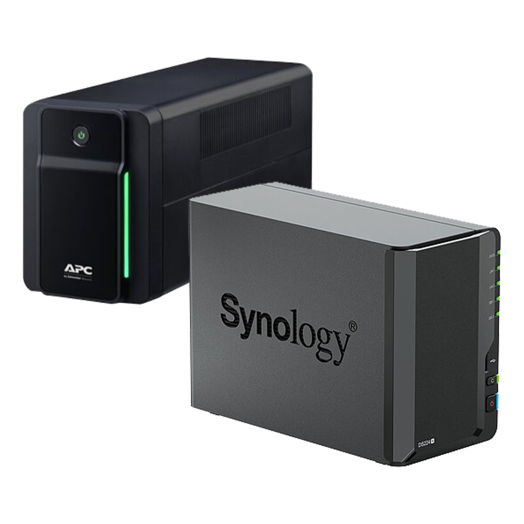 Synology Bundle DS224+ avec Onduleur Back UPS BX950MI-FR - Serveur NAS - 0