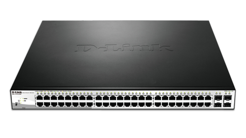 Switch D-Link 48 Ports PoE Gigabit + 4 Ports SFP DGS-1210-52MP/E - 1