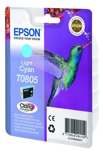 Epson Ink/T0805 Hummingbird 7.4ml LCY - Achat / Vente Consommable imprimante sur grosbill.com - 1