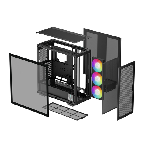 Deepcool Morpheus Noir ATX/Sans Alim/E-ATX Noir - Boîtier PC - 7