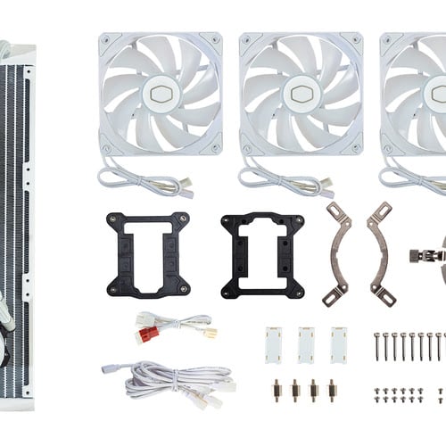 Cooler Master MasterLiquid 360L Core ARGB Blanc - Watercooling - 5