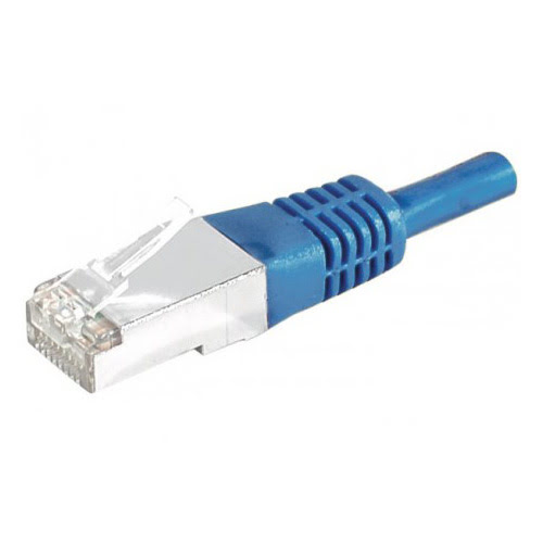 RJ45 Bleu Cat.6 S/FTP - 10m - Connectique réseau - grosbill.com - 0