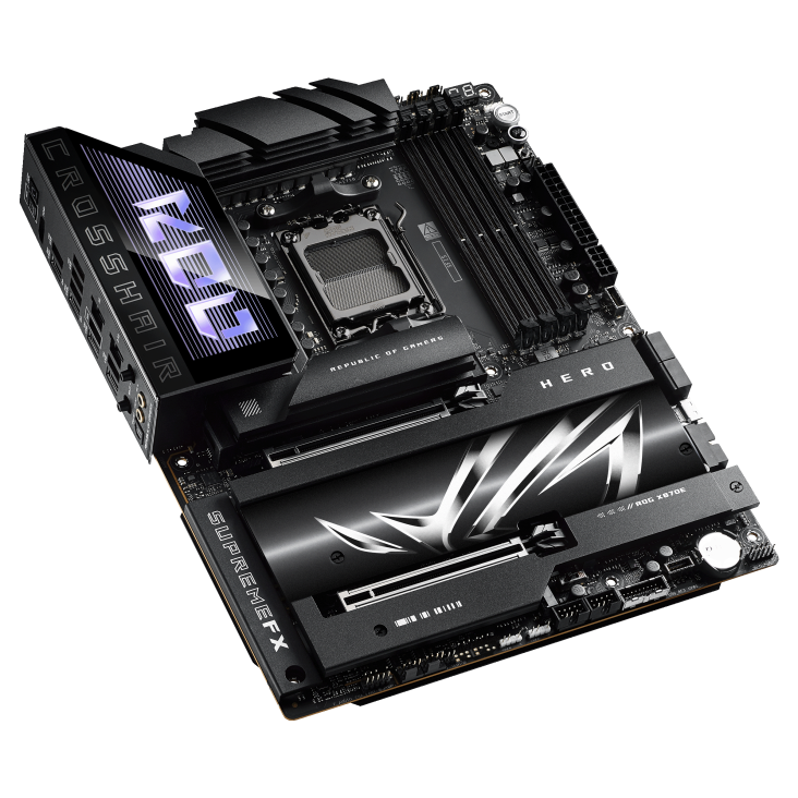 Asus ROG CROSSHAIR X870E HERO ATX  - Carte mère Asus - grosbill.com - 3