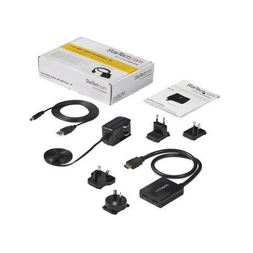 Splitter video HDMI 4K - 2 ports alimenté par USB - Achat / Vente sur grosbill.com - 6