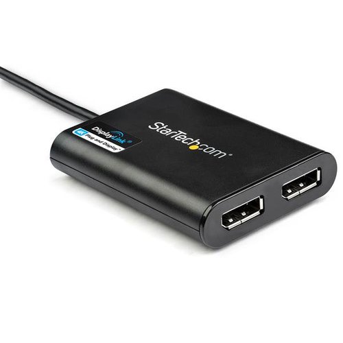 Adapter USB to Dual DisplayPort 4K 60Hz - Achat / Vente sur grosbill.com - 1