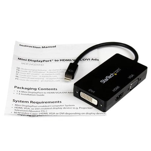 Mini DisplayPort to VGA DVI HDMI Adapter - Achat / Vente sur grosbill.com - 6