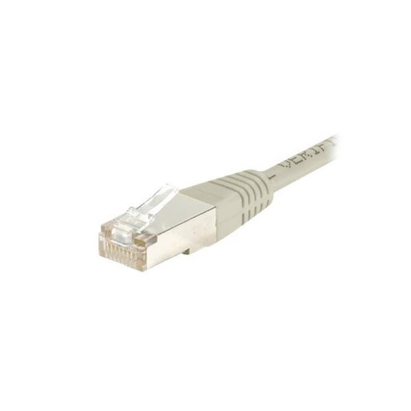 Cordon RJ45 cat6 F/UTP Gris - 1,5m - Connectique réseau - 0