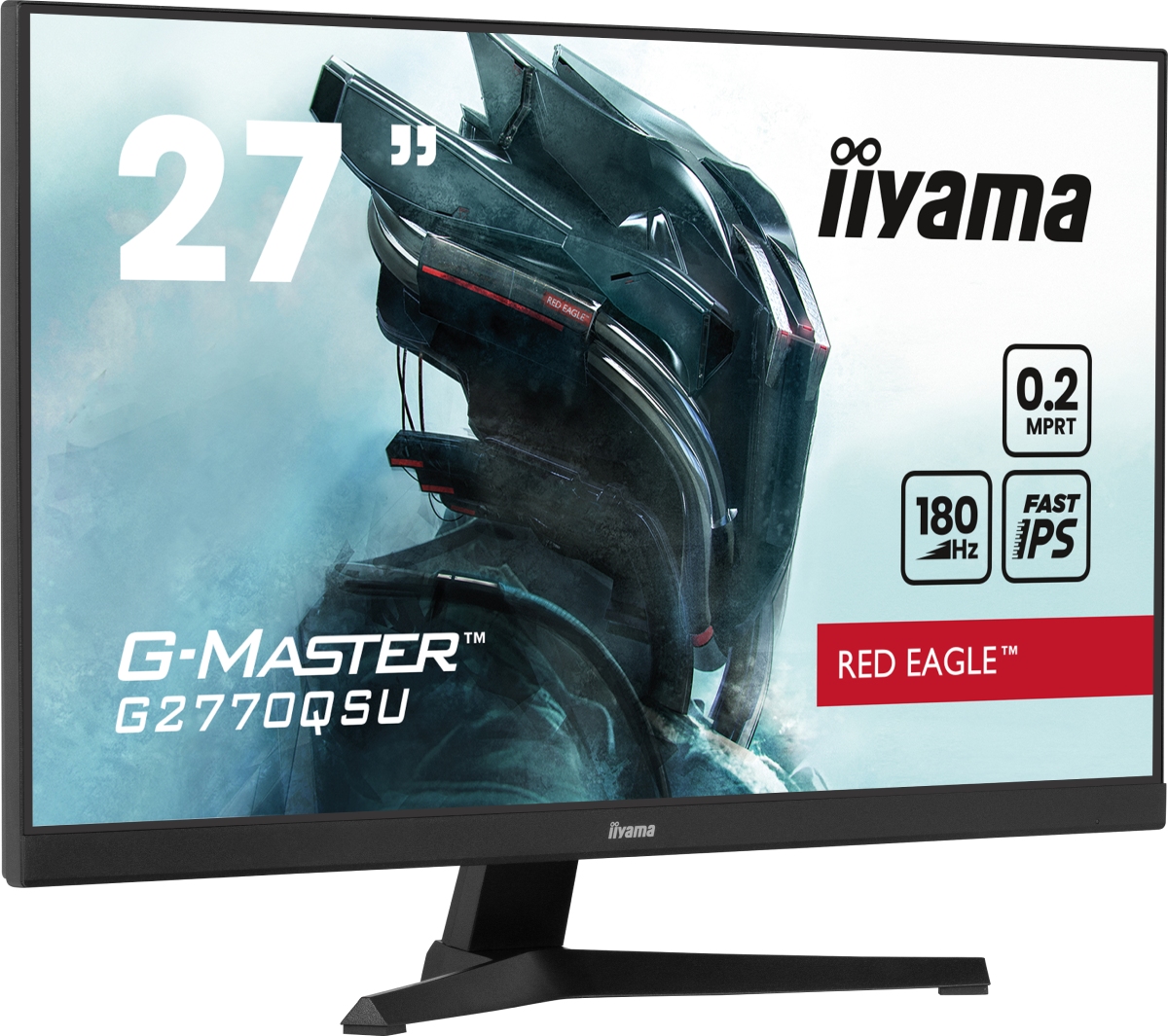 Iiyama 27"  G2770QSU-B6 - Ecran PC Iiyama - grosbill.com - 1