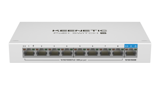 Switch KEENETIC 9 Ports 10/100/1000 - 8 ports PoE + - KN-4710-01-E  - 1