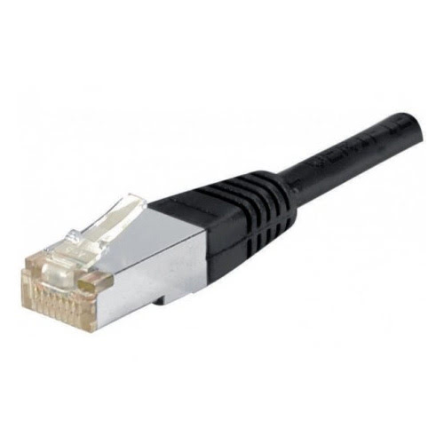 Cordon étanche RJ45 Cat.6 F/UTP Noir - 10m