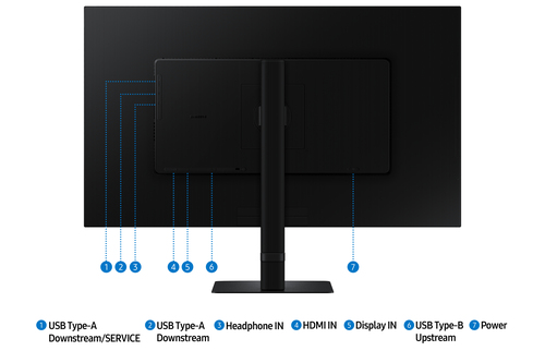 Samsung 32"  LS32D600EAUXEN - Ecran PC Samsung - grosbill.com - 7