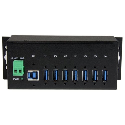 7 Port Industrial USB 3.0 Hub - Metal - Achat / Vente sur grosbill.com - 2