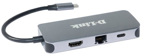 6-in-1 USB-C Hub with HDMI/Gigabit - Achat / Vente sur grosbill.com - 1