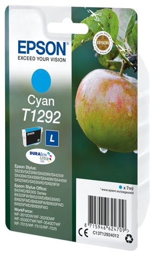 Epson - Cyan - C13T12924012 - Achat / Vente Consommable imprimante sur grosbill.com - 1