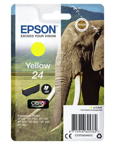 Epson - Jaune - C13T24244012 - Achat / Vente Consommable imprimante sur grosbill.com - 2