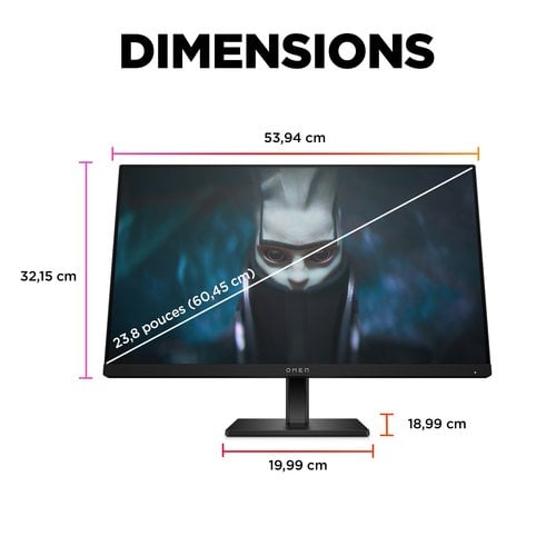 OMEN 24 FHD 165Hz Gaming - Achat / Vente sur grosbill.com - 19