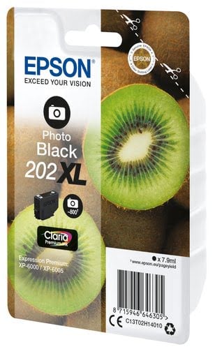 Epson Ink/202XL Kiwi 7.9ml PBK - Achat / Vente Consommable imprimante sur grosbill.com - 1