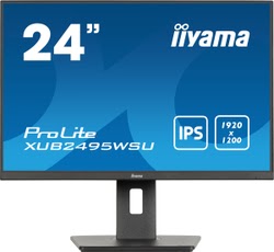 Ecran PC Iiyama PROLITE XUB2495WSU-B7 - 24.1" FHD+ 75Hz IPS 4ms 16:10 Pivot Grosbill