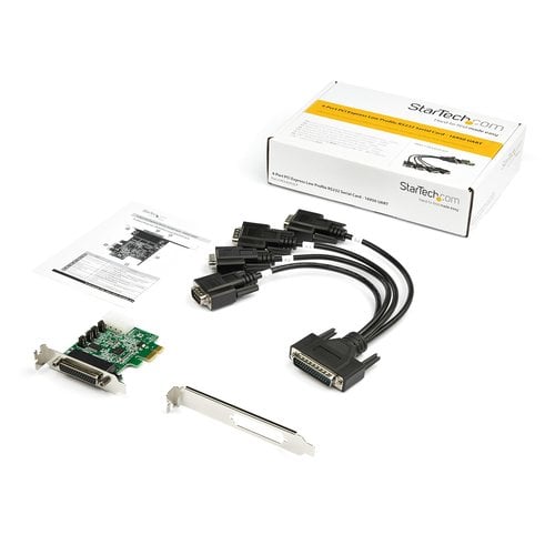 4 PORT PCIE RS232 SERIAL CARD - Achat / Vente sur grosbill.com - 6