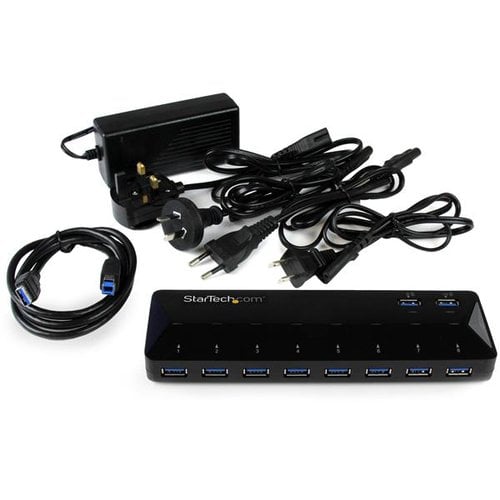 10-Port USB 3.0 Hub w/Charge/Sync Ports - Achat / Vente sur grosbill.com - 3