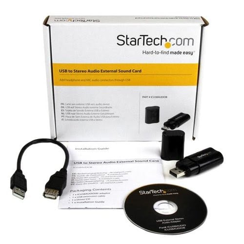 USB Audio Adapter External Sound Card - Achat / Vente sur grosbill.com - 4