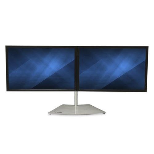 Dual-Monitor Stand - Horizontal - Silver - Achat / Vente sur grosbill.com - 3