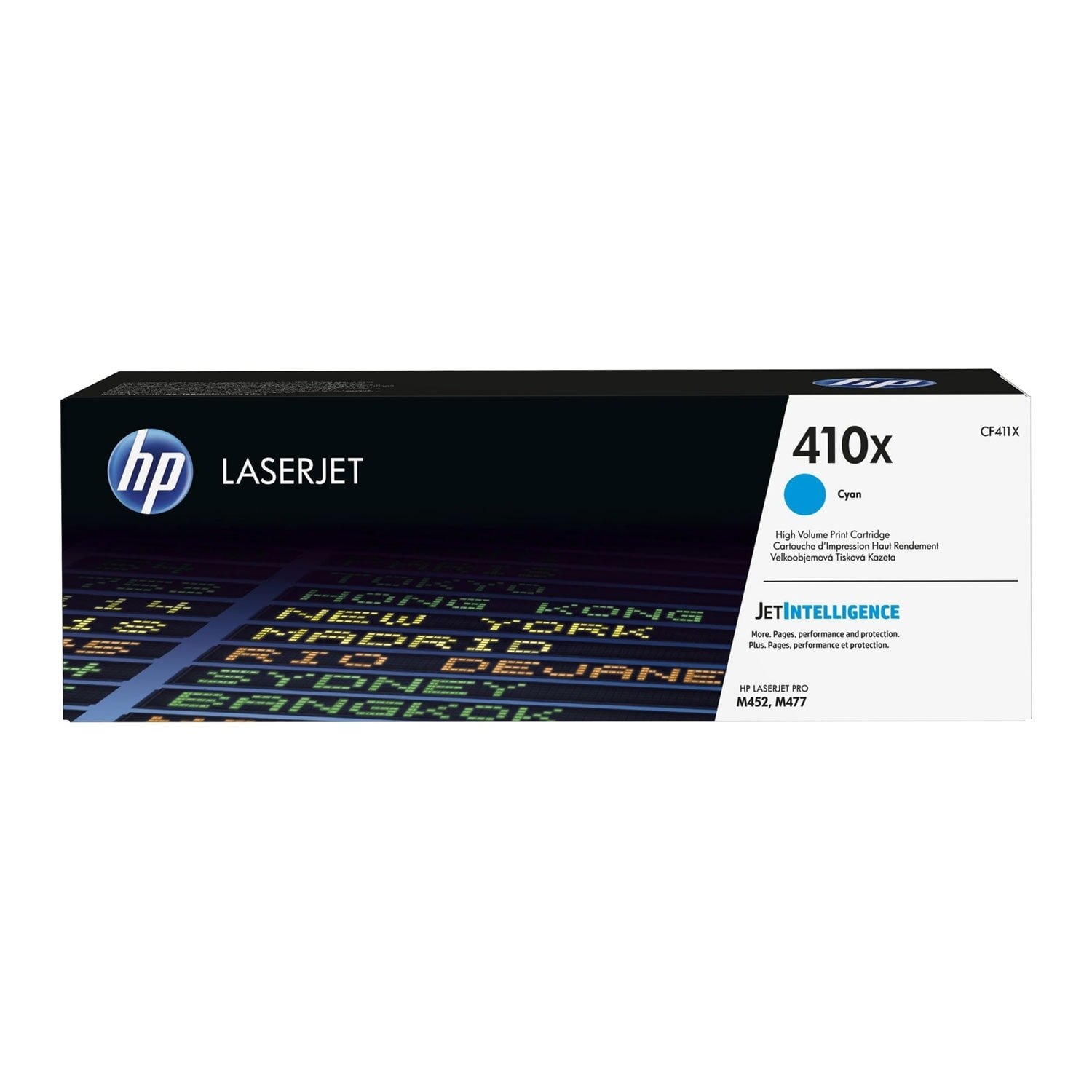 Toner Cyan haut rendement 411X - CF411X pour imprimante  HP - 0