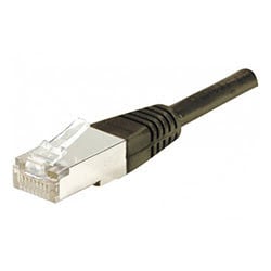 Connectique réseau  Cable Reseau Cat.6 F/UTP Noir - 3m Grosbill