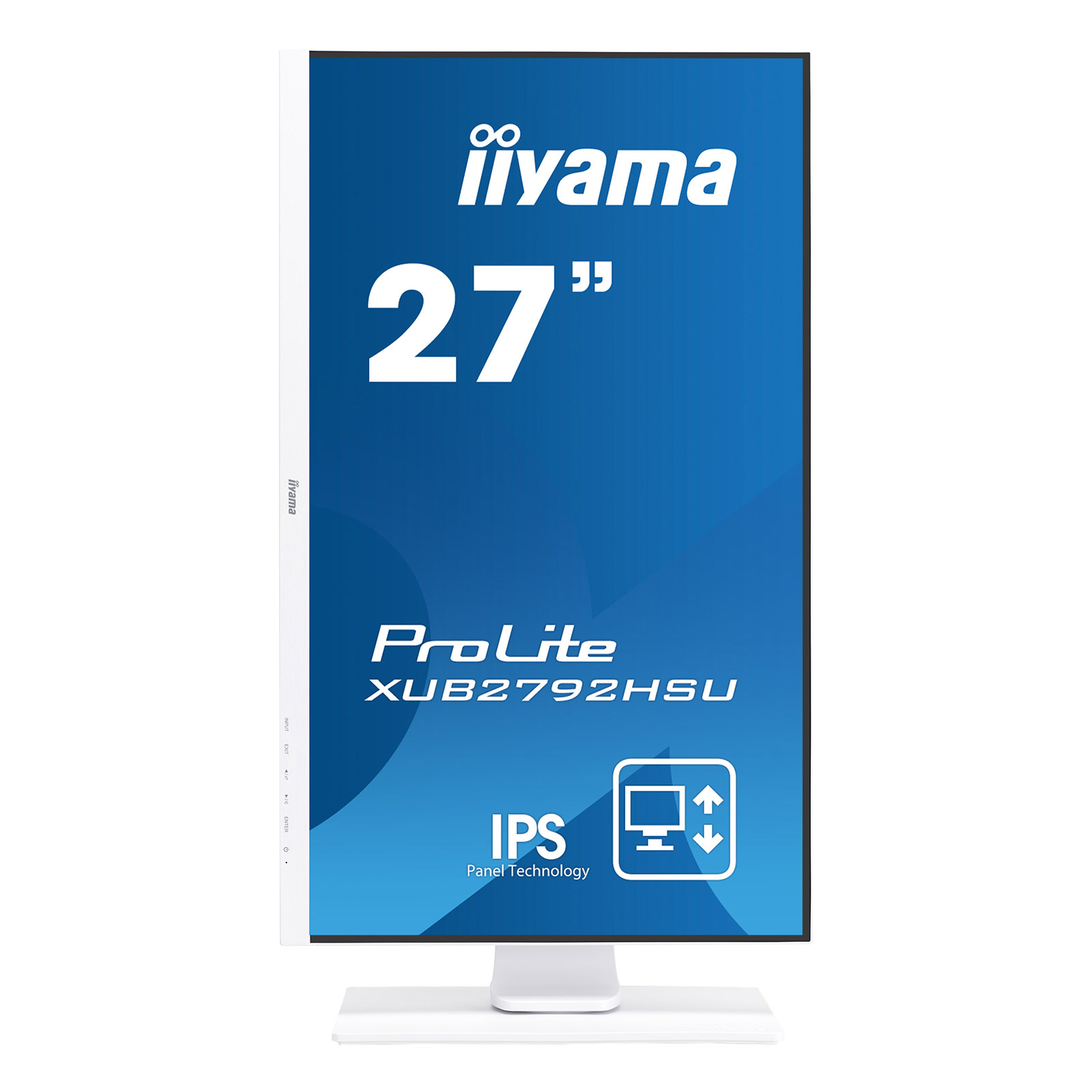 Iiyama 27"  XUB2792HSU-W1 -- - Ecran PC Iiyama - grosbill.com - 1