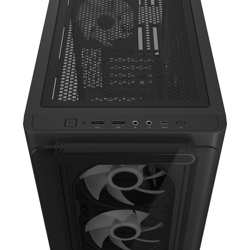 Asus A23 PLUS TG ARGB Noir Noir - Boîtier PC Asus - grosbill.com - 5