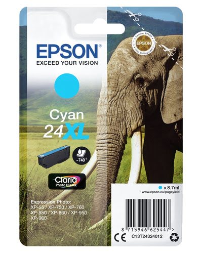 Epson - Cyan - C13T24324012 - Achat / Vente Consommable imprimante sur grosbill.com - 2