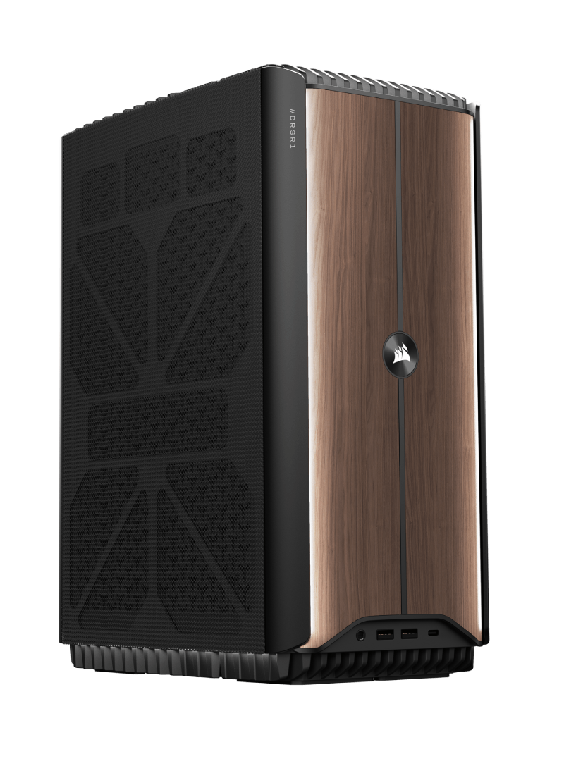 Corsair C1 i500 WOOD i7-14700/RTX4070/32Go/1To/WIFI/BT/W11 - Barebone et Mini-PC - 0