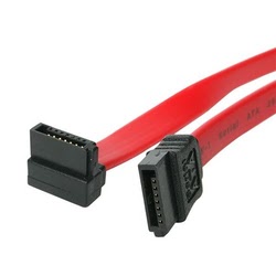 image produit StarTech 15cm SATA to Right Angle SATA Cable Grosbill