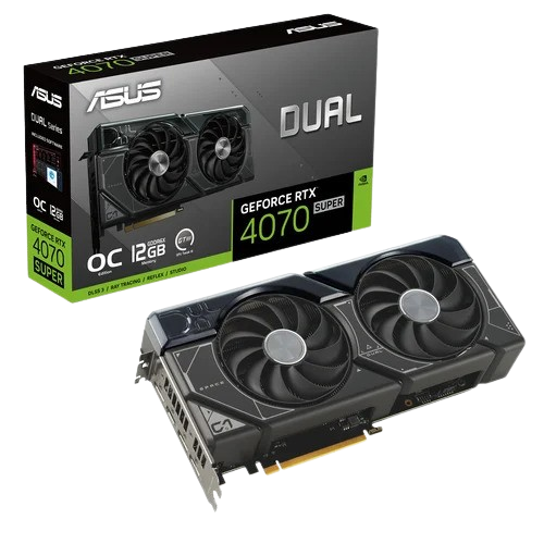 Asus DUAL-RTX4070S-O12G -Seconde Vie-Parfait Etat - Carte graphique - 0