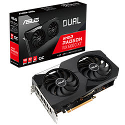 Asus DUAL-RX6600XT-O8G - RX6600XT/8Go/HDMI/DP