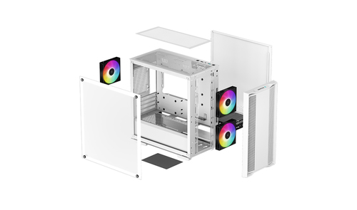 Deepcool Mini Tour CC360 ARGB Blanc Blanc - Boîtier PC Deepcool - 9