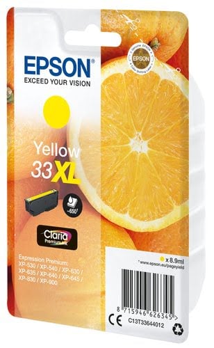 Epson - Jaune - C13T33644012 - Achat / Vente Consommable imprimante sur grosbill.com - 1