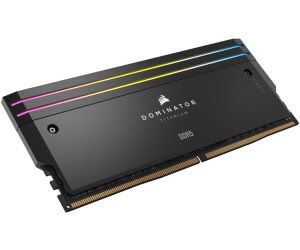 Corsair Dominator Titanium RGB 64Go (2x32Go) DDR5 6400MHz - Mémoire PC Corsair sur grosbill.com - 1