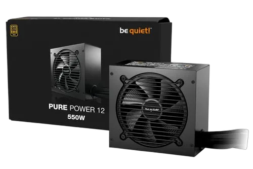 be quiet! ATX 550W - 80+ Gold - Pure Power 12 Noir